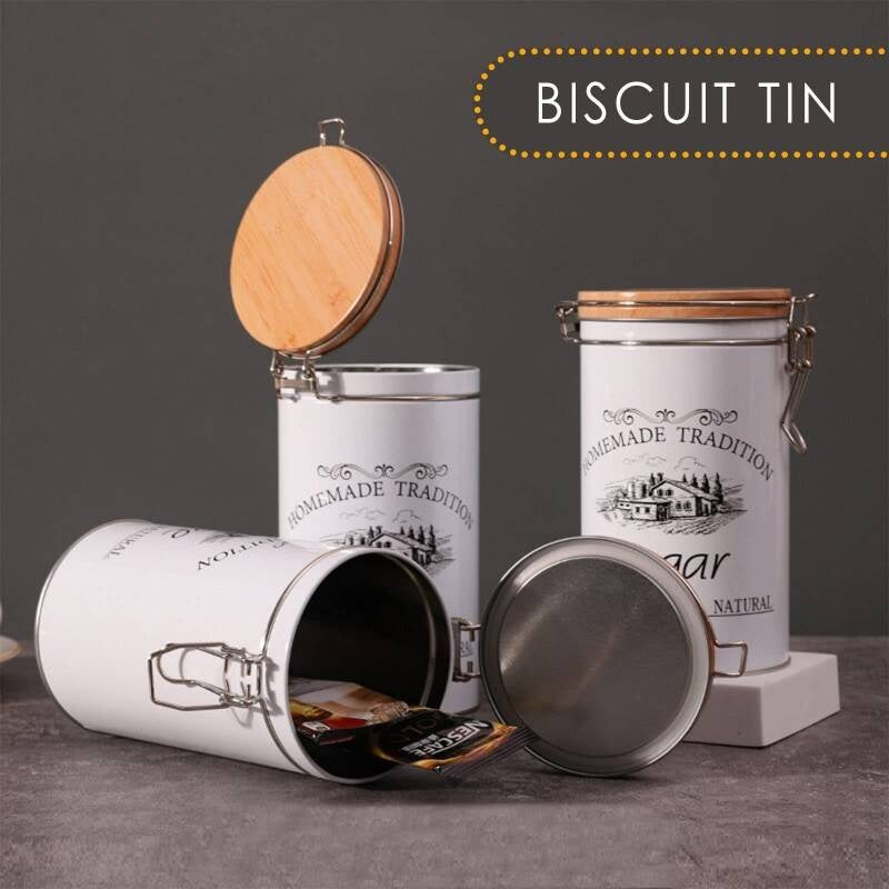 1,000ml 35OZ Tea Coffee Sugar Canisters Set Of 3