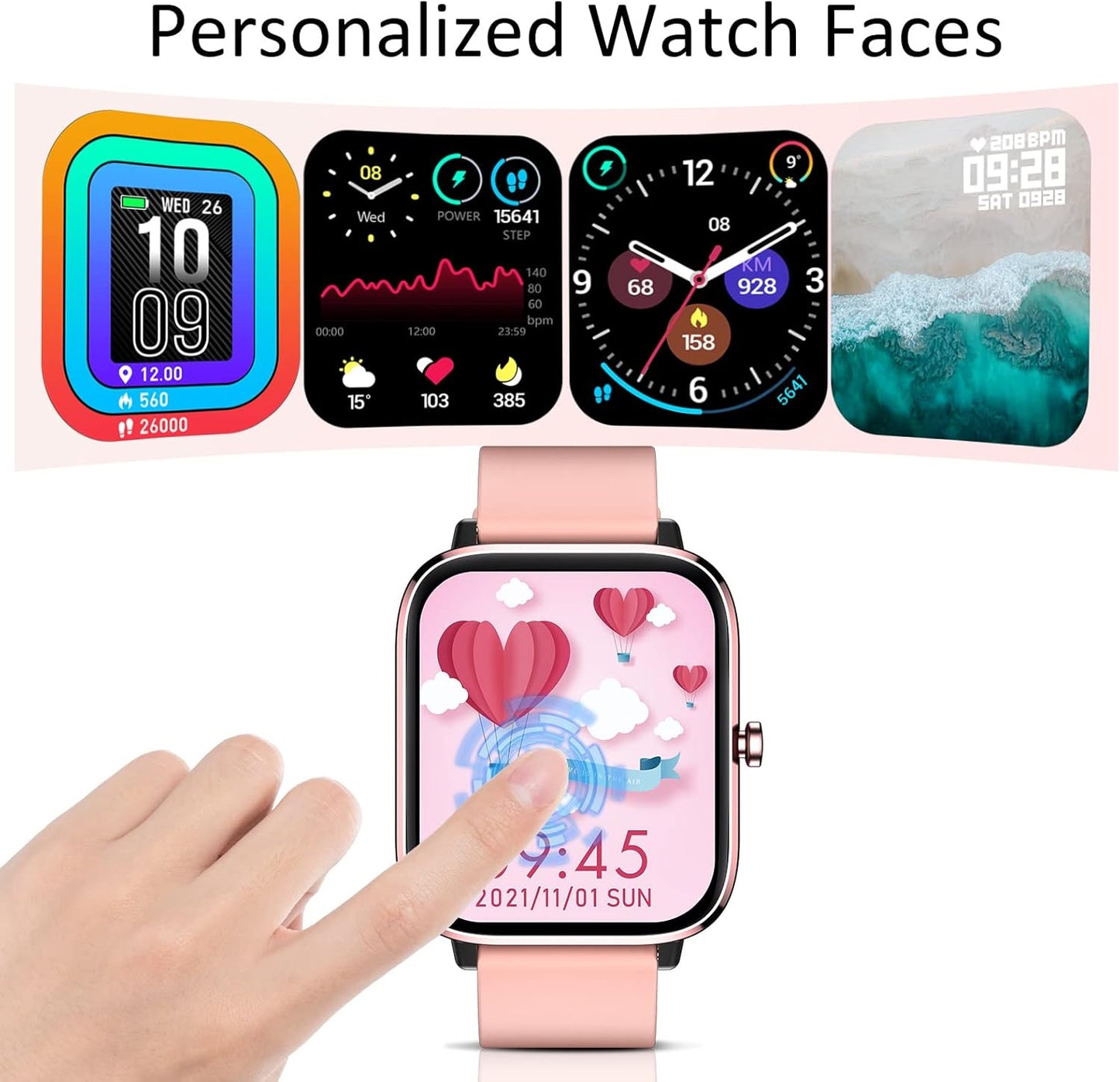 New Smartwatches Now On Sale, Featuring Message Alerts, Call Answering, Health Monitoring, Activity Tracking, Notification Reminders, And Fitness Functions.Not Waterproof