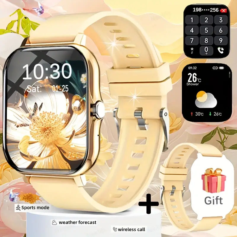 New Smartwatches Now On Sale, Featuring Message Alerts, Call Answering, Health Monitoring, Activity Tracking, Notification Reminders, And Fitness Functions.Not Waterproof