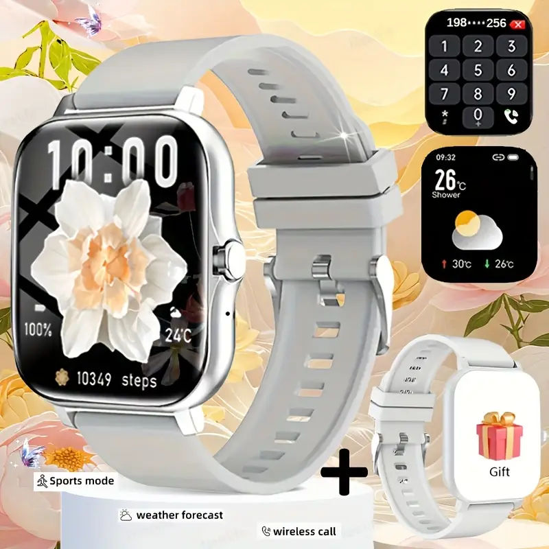 New Smartwatches Now On Sale, Featuring Message Alerts, Call Answering, Health Monitoring, Activity Tracking, Notification Reminders, And Fitness Functions.Not Waterproof