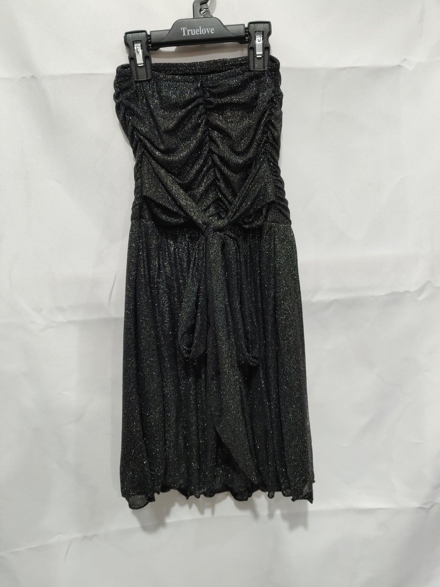 Tube Top Lace Dress With Back Bow-knot Summer Fashion Temperament Mesh Stitching Off-neck Short Skirt