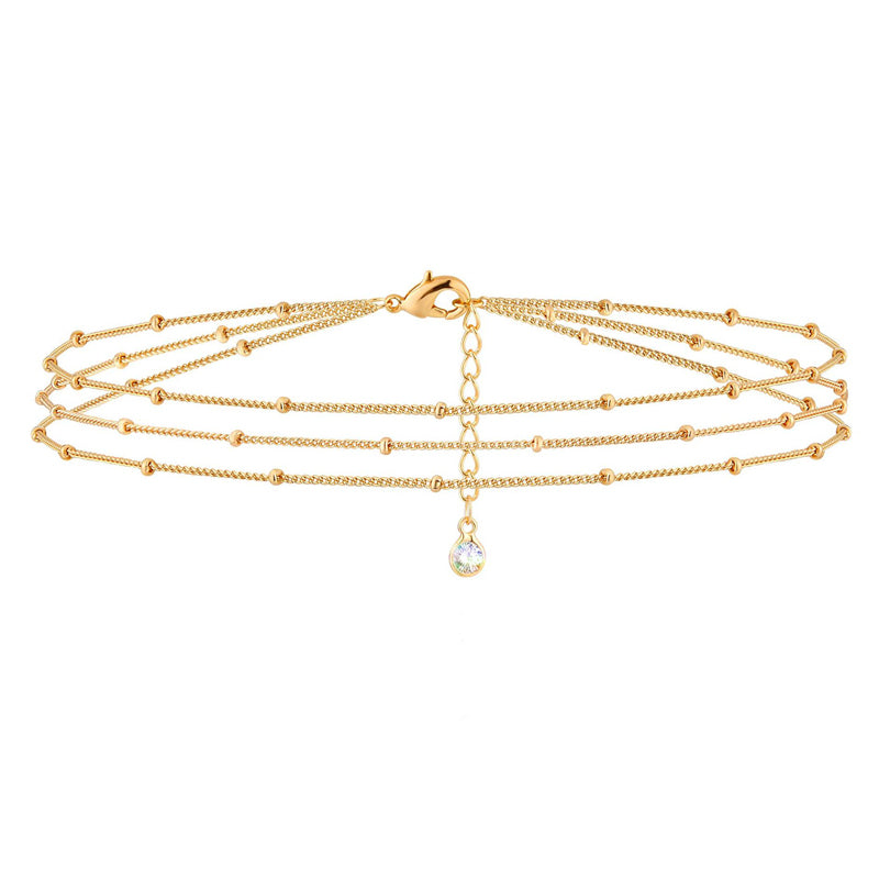 14K Gold Dainty Gold Bracelets