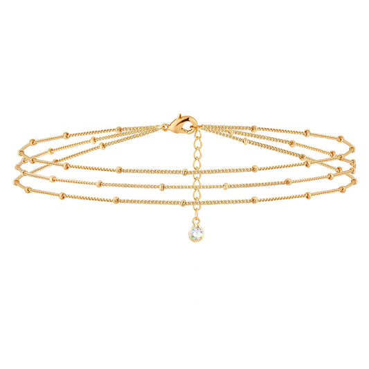 14K Gold Dainty Gold Bracelets