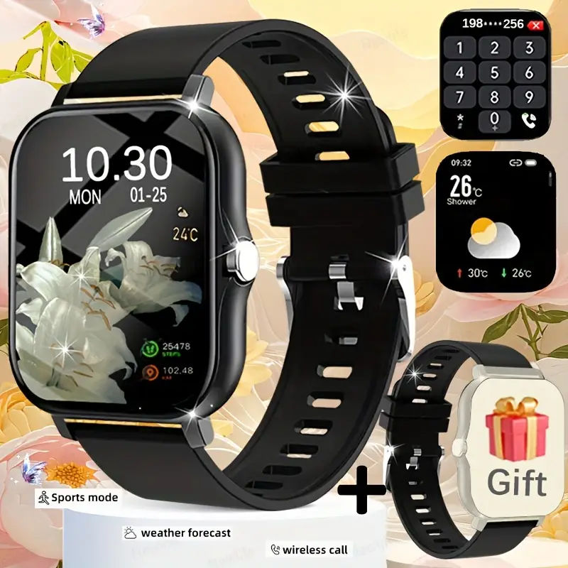 New Smartwatches Now On Sale, Featuring Message Alerts, Call Answering, Health Monitoring, Activity Tracking, Notification Reminders, And Fitness Functions.Not Waterproof
