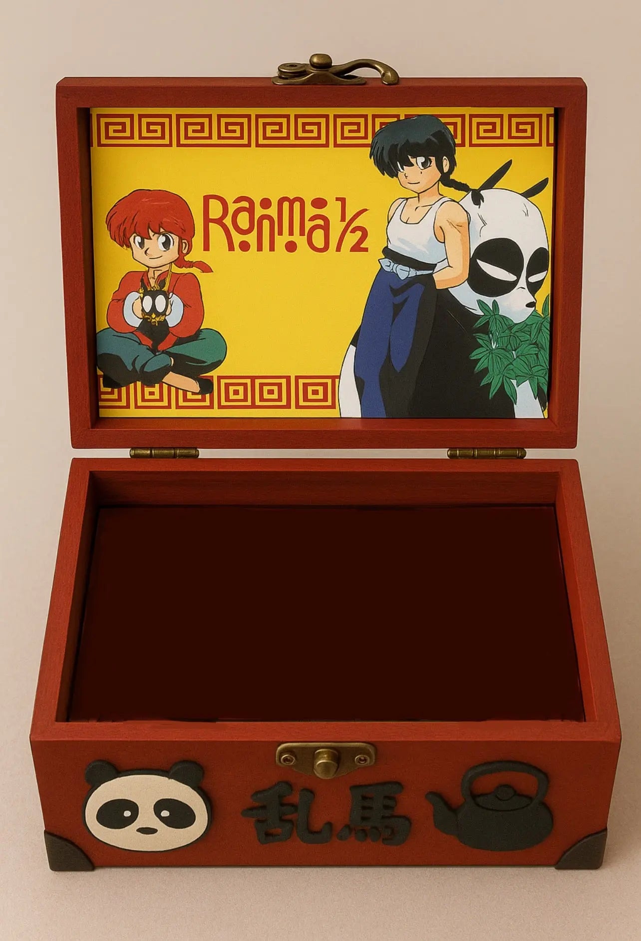 Caja Ranma 1/2 Artesanal - Coleccionista Anime Hecha a Mano | EME Regalos EME