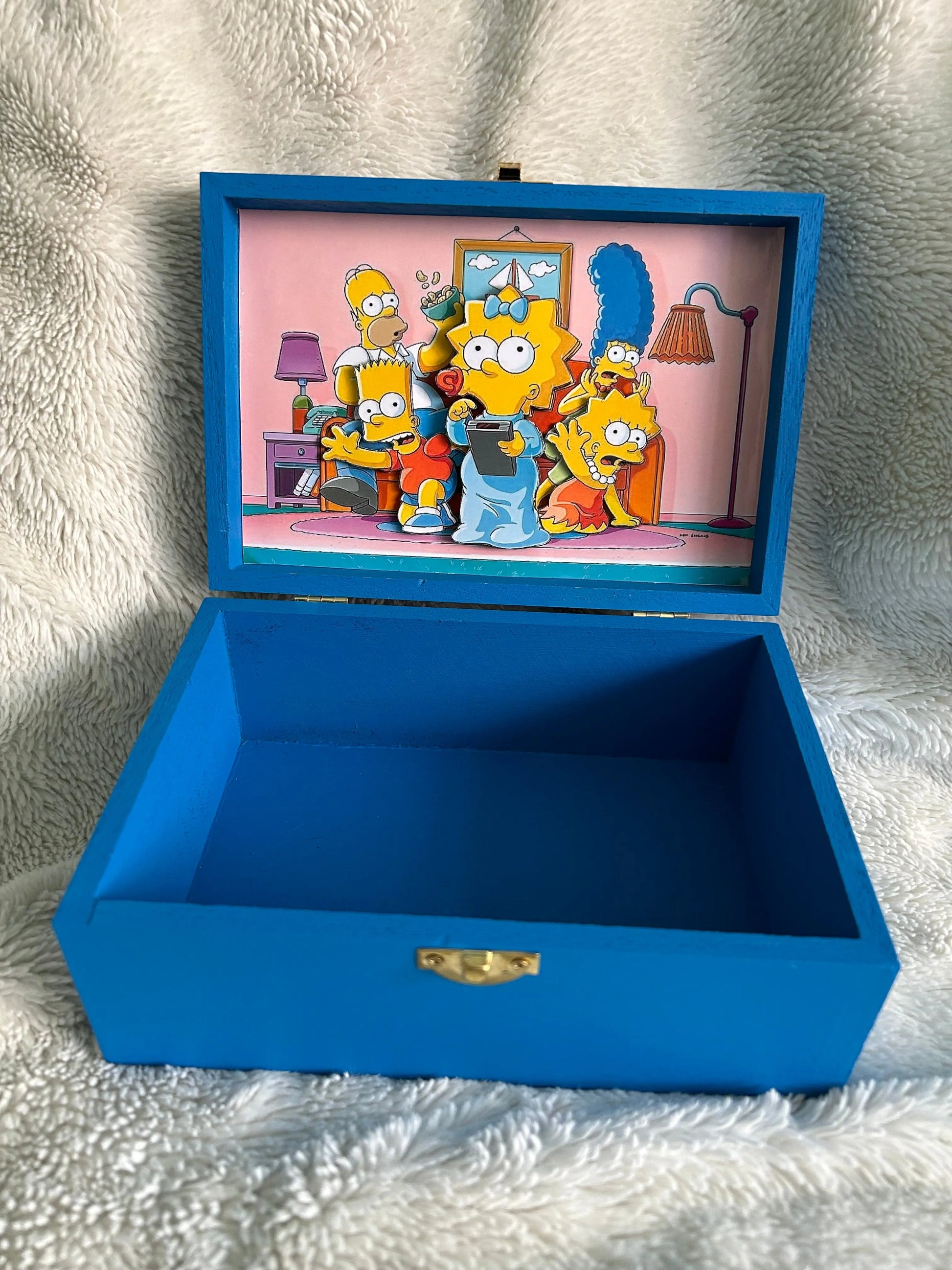 Caja Simpson | Caja de madera decorativa | EME regalos EME