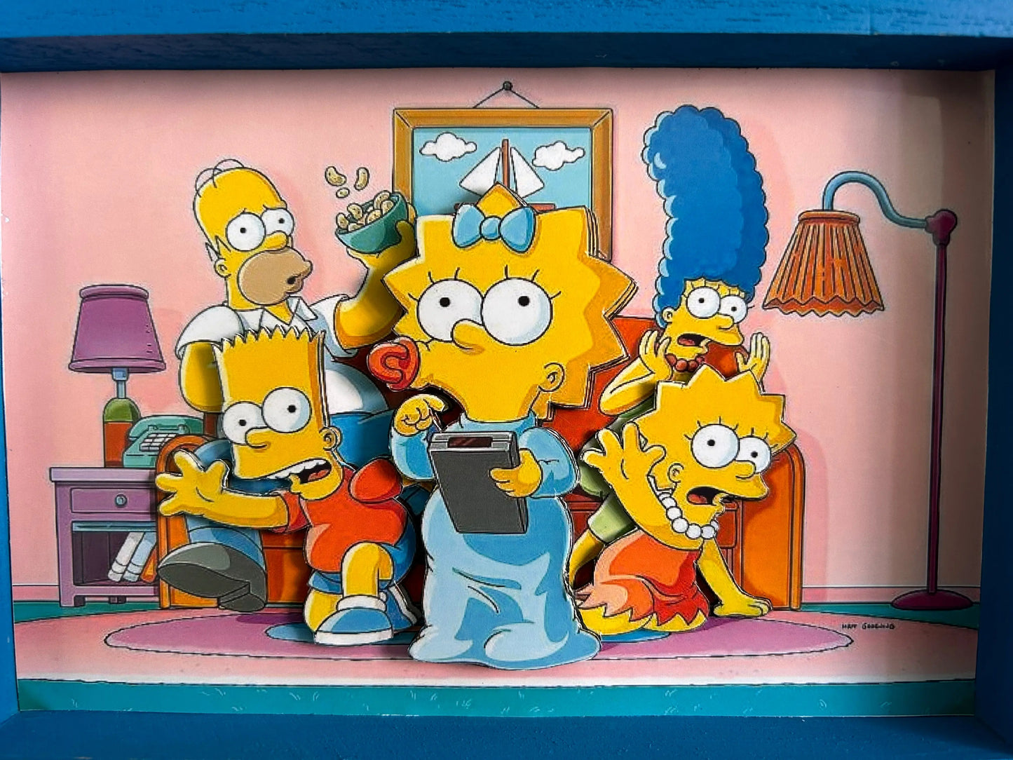 Caja Simpson | Caja de madera decorativa | EME regalos EME
