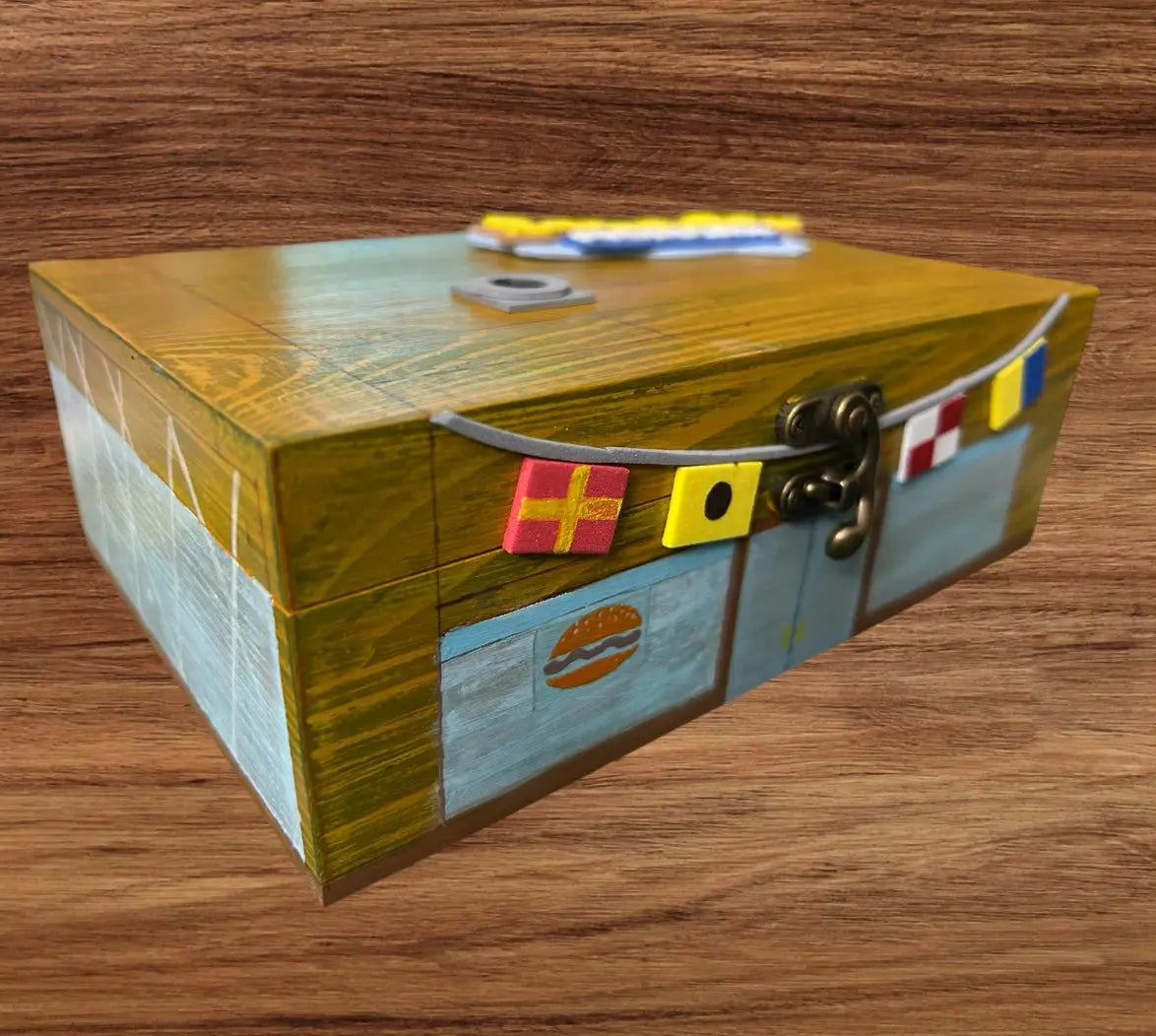 Fun Sea Sponge Box - Decorative Wooden Box for Kids | EME Gifts EME