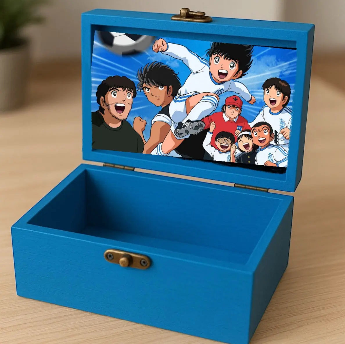 Captain Tsubasa Oliver Box - Wooden Anime Football EME