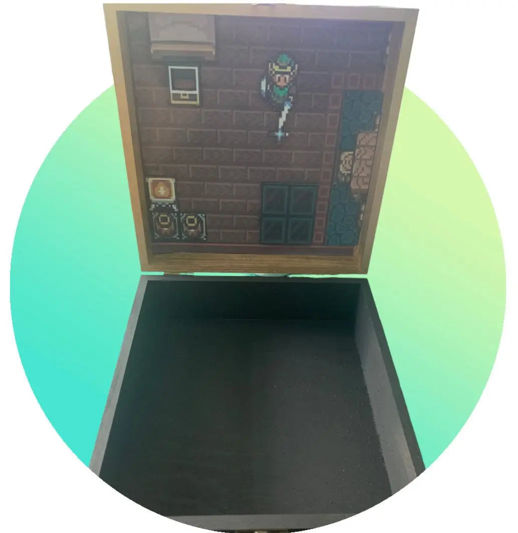 Zelda Link to the Past Box - Handmade Wood SNES | EME EME