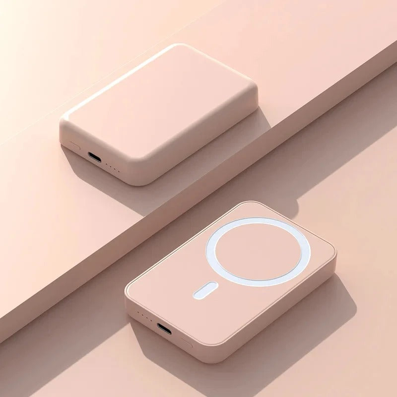 20W Power Bank With Magnetic Closure, 10000mAh, Portable, Wireless, Fast Charging, MagSafe Compatible For IPhone 15 Pro Max And 16 Pro  ONLY SHIPPING GERMANY