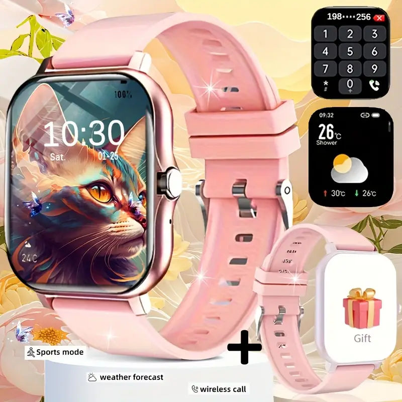 New Smartwatches Now On Sale, Featuring Message Alerts, Call Answering, Health Monitoring, Activity Tracking, Notification Reminders, And Fitness Functions.Not Waterproof