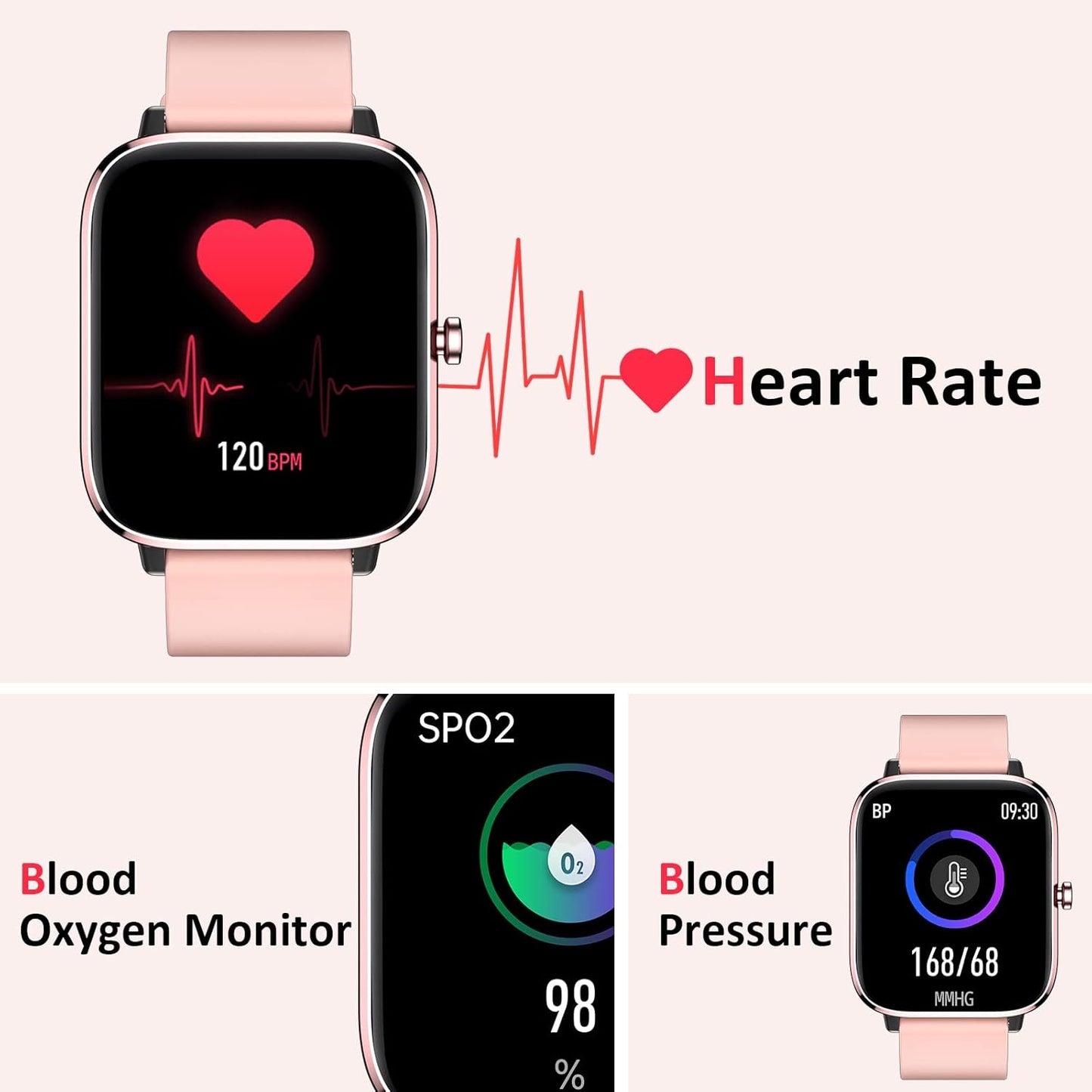 New Smartwatches Now On Sale, Featuring Message Alerts, Call Answering, Health Monitoring, Activity Tracking, Notification Reminders, And Fitness Functions.Not Waterproof