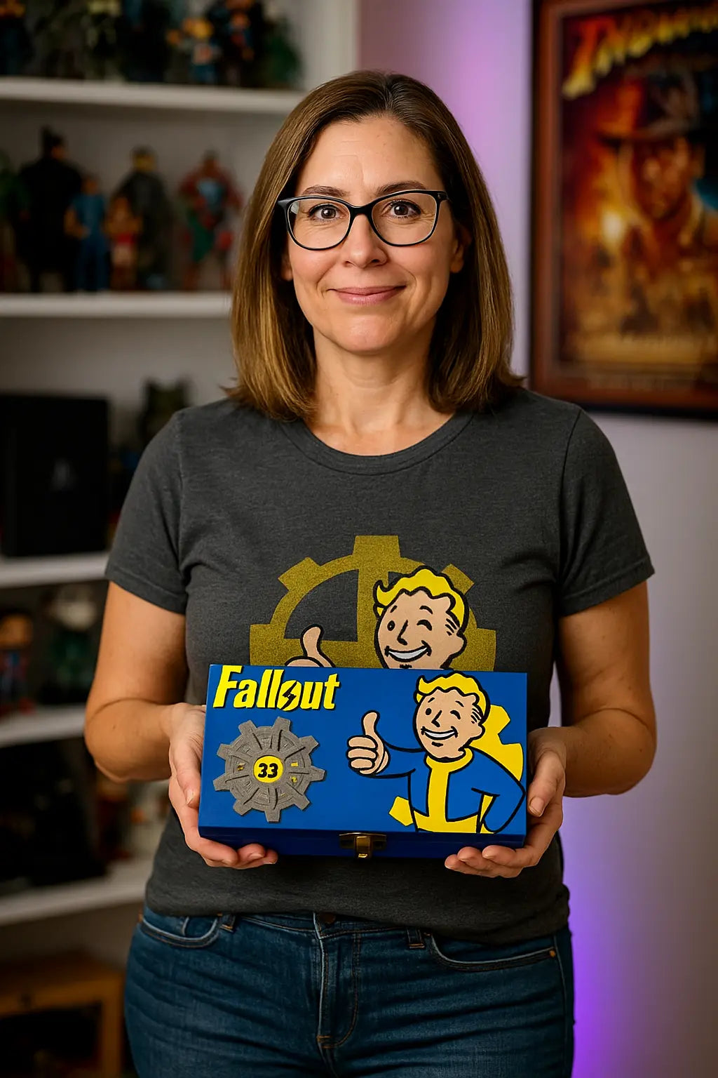 Fallout Gaming Box - Decorative Gamer Wood EME