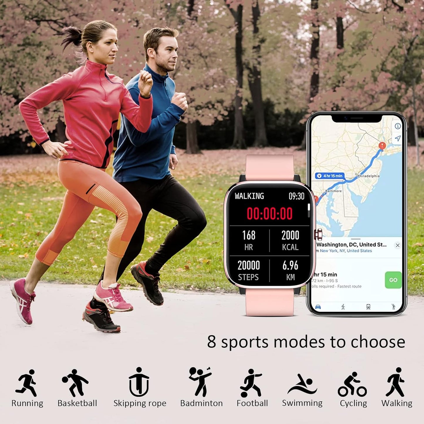 New Smartwatches Now On Sale, Featuring Message Alerts, Call Answering, Health Monitoring, Activity Tracking, Notification Reminders, And Fitness Functions.Not Waterproof