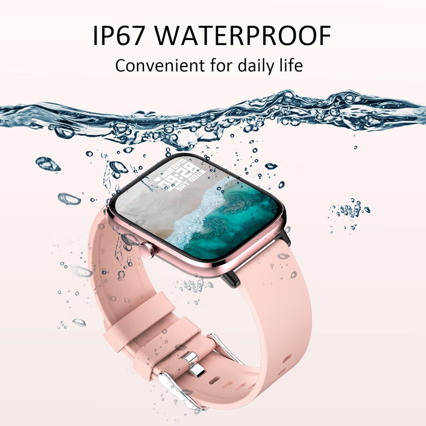 New Smartwatches Now On Sale, Featuring Message Alerts, Call Answering, Health Monitoring, Activity Tracking, Notification Reminders, And Fitness Functions.Not Waterproof