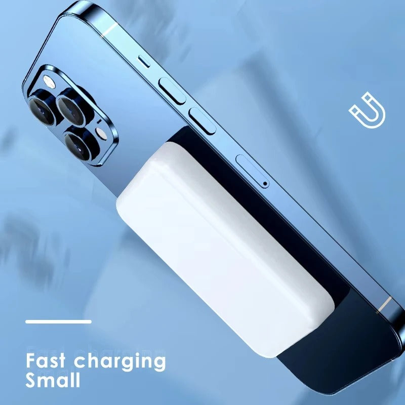 20W Power Bank With Magnetic Closure, 10000mAh, Portable, Wireless, Fast Charging, MagSafe Compatible For IPhone 15 Pro Max And 16 Pro  ONLY SHIPPING GERMANY
