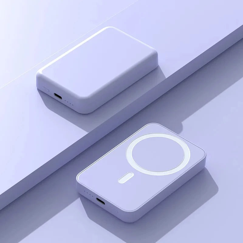 20W Power Bank With Magnetic Closure, 10000mAh, Portable, Wireless, Fast Charging, MagSafe Compatible For IPhone 15 Pro Max And 16 Pro  ONLY SHIPPING GERMANY